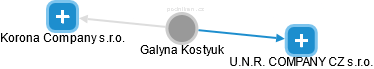 Galyna Kostyuk - Vizualizace  propojení osoby a firem v obchodním rejstříku