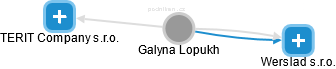  Galyna L. - Vizualizace  propojení osoby a firem v obchodním rejstříku