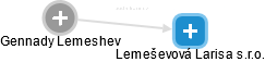 Gennady Lemeshev - Vizualizace  propojení osoby a firem v obchodním rejstříku