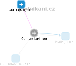 Gerhard Karlinger - Vizualizace  propojení osoby a firem v obchodním rejstříku