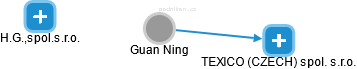 Guan Ning - Vizualizace  propojení osoby a firem v obchodním rejstříku