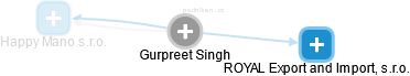 Gurpreet Singh - Vizualizace  propojení osoby a firem v obchodním rejstříku