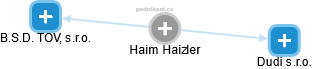 Haim Haizler - Vizualizace  propojení osoby a firem v obchodním rejstříku