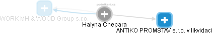 Halyna Chepara - Vizualizace  propojení osoby a firem v obchodním rejstříku