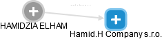 HAMIDZIA ELHAM - Vizualizace  propojení osoby a firem v obchodním rejstříku
