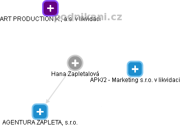 Hana Zapletalová - Vizualizace  propojení osoby a firem v obchodním rejstříku