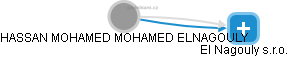 HASSAN MOHAMED MOHAMED ELNAGOULY - Vizualizace  propojení osoby a firem v obchodním rejstříku