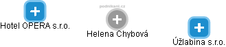  Helena Ch. - Vizualizace  propojení osoby a firem v obchodním rejstříku