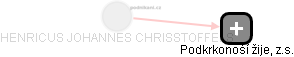HENRICUS JOHANNES CHRISSTOFFELS - Vizualizace  propojení osoby a firem v obchodním rejstříku
