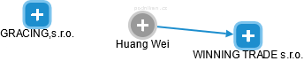 Huang Wei - Vizualizace  propojení osoby a firem v obchodním rejstříku