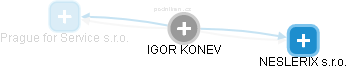 IGOR KONEV - Vizualizace  propojení osoby a firem v obchodním rejstříku