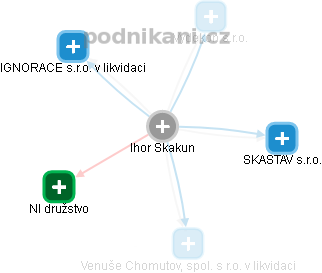 Ihor Skakun - Vizualizace  propojení osoby a firem v obchodním rejstříku
