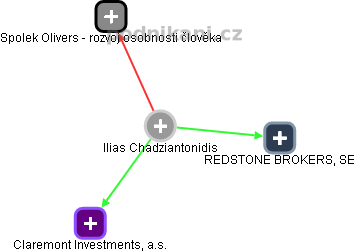 Ilias Chadziantonidis - Vizualizace  propojení osoby a firem v obchodním rejstříku