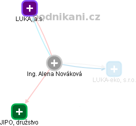 Alena Nováková - Vizualizace  propojení osoby a firem v obchodním rejstříku
