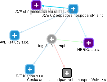 Aleš Hampl - Vizualizace  propojení osoby a firem v obchodním rejstříku