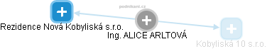  Alice K. - Vizualizace  propojení osoby a firem v obchodním rejstříku