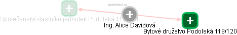 Alice D. - Vizualizace  propojení osoby a firem v obchodním rejstříku