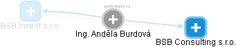 Anděla Burdová - Vizualizace  propojení osoby a firem v obchodním rejstříku