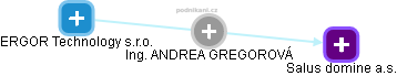  Andrea G. - Vizualizace  propojení osoby a firem v obchodním rejstříku