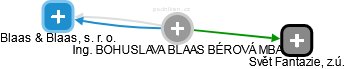  Blaas B. - Vizualizace  propojení osoby a firem v obchodním rejstříku