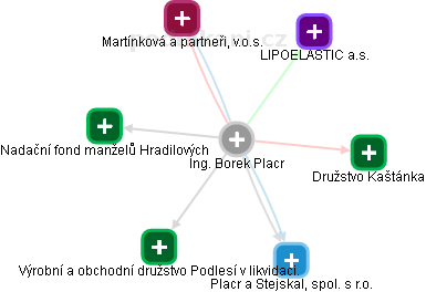 Borek Placr - Vizualizace  propojení osoby a firem v obchodním rejstříku