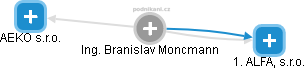 Branislav Moncmann - Vizualizace  propojení osoby a firem v obchodním rejstříku