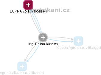 Bruno Kladiva - Vizualizace  propojení osoby a firem v obchodním rejstříku