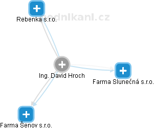 David Hroch - Vizualizace  propojení osoby a firem v obchodním rejstříku