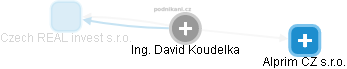 David Koudelka - Vizualizace  propojení osoby a firem v obchodním rejstříku