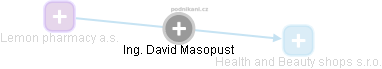 David Masopust - Vizualizace  propojení osoby a firem v obchodním rejstříku