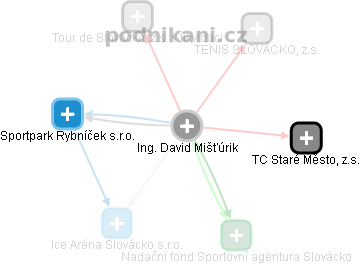 David Mišťúrik - Vizualizace  propojení osoby a firem v obchodním rejstříku