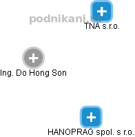 Do Hong Son - Vizualizace  propojení osoby a firem v obchodním rejstříku