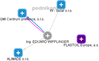 EDUARD WIPPLINGER - Vizualizace  propojení osoby a firem v obchodním rejstříku