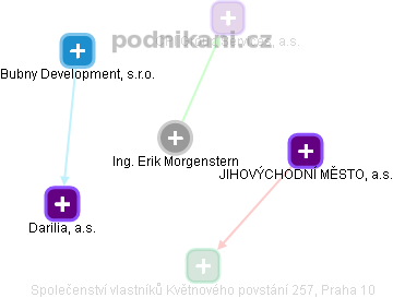 Erik Morgenstern - Vizualizace  propojení osoby a firem v obchodním rejstříku