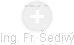 Fr. Šedivý - Vizualizace  propojení osoby a firem v obchodním rejstříku