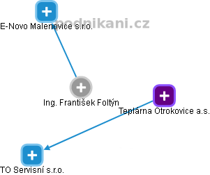 František Foltýn - Vizualizace  propojení osoby a firem v obchodním rejstříku