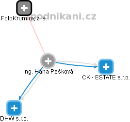 Hana Pešková - Vizualizace  propojení osoby a firem v obchodním rejstříku