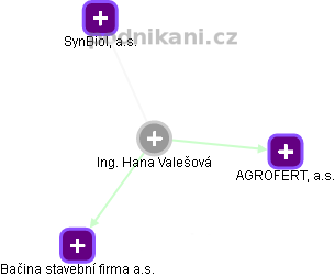 Hana Valešová - Vizualizace  propojení osoby a firem v obchodním rejstříku