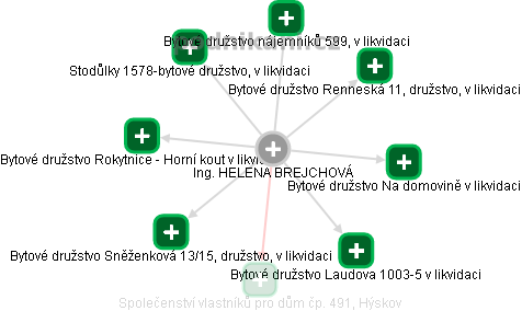 HELENA BREJCHOVÁ - Vizualizace  propojení osoby a firem v obchodním rejstříku