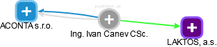 Ivan Canev - Vizualizace  propojení osoby a firem v obchodním rejstříku