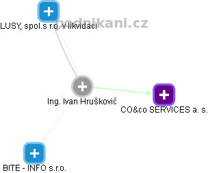 Ivan Hruškovič - Vizualizace  propojení osoby a firem v obchodním rejstříku
