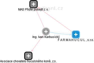Ivan Karbusický - Vizualizace  propojení osoby a firem v obchodním rejstříku