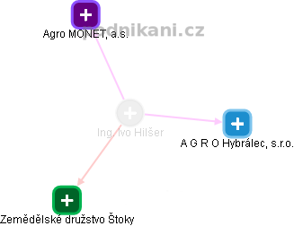 Ivo Hilšer - Vizualizace  propojení osoby a firem v obchodním rejstříku