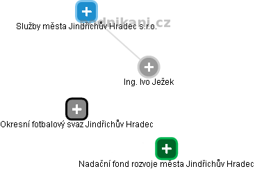  Ivo J. - Vizualizace  propojení osoby a firem v obchodním rejstříku