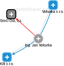 Jan Vokurka - Vizualizace  propojení osoby a firem v obchodním rejstříku