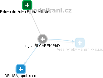 Jiří Čapek - Vizualizace  propojení osoby a firem v obchodním rejstříku
