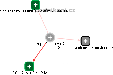  JIŘÍ KOZLOVSKÝ - Vizualizace  propojení osoby a firem v obchodním rejstříku