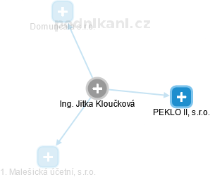 Jitka Kloučková - Vizualizace  propojení osoby a firem v obchodním rejstříku