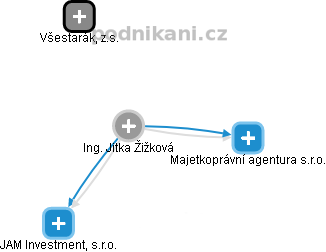 Jitka Žižková - Vizualizace  propojení osoby a firem v obchodním rejstříku