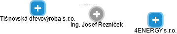 Josef Ŕezníček - Vizualizace  propojení osoby a firem v obchodním rejstříku